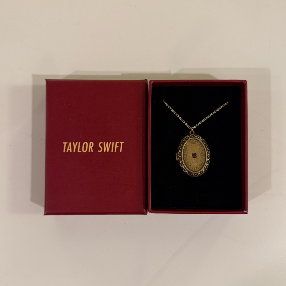 Taylor Swift We’ll Run Red Necklace - Brand New In Box